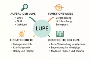 Vorschau - Arbeitsblätter - Lernposter + Arbeitsblätter zum Thema "Lupe" (Lückentext, Hörverstehen) + Lösung & MP3 + Mindmap + Infografik - Seite 3