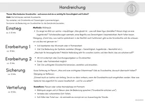 Vorschau - Stundenentwürfe - Rechtsstaat und Grundrechte - Was uns schützt - Seite 1