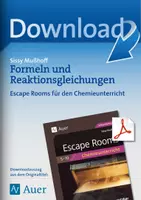 Vorschau - Arbeitsblätter - Formeln und Reaktionsgleichungen - Deckblatt