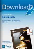 Vorschau - Arbeitsblätter - Escape-Room-Krimi: Spurensuche - Deckblatt