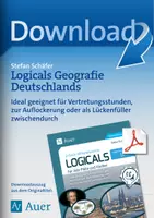 Vorschau - Stundenentwürfe - Logicals Geografie Deutschlands - Deckblatt