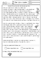 Vorschau - Stundenentwürfe - Materialpaket Lesen erster Sachtext Leseverständnis Leseaufgabe Klasse 2, 3 - Seite 2
