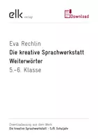 Vorschau - Arbeitsblätter - Kreative Sprachwerkstatt - Weiterwörter - Deckblatt