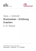 Vorschau - Arbeitsblätter - Bruchrechnen – Einführung - Erweitern - Deckblatt