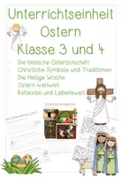 Vorschau - Unterrichtsreihen - Ostern - Klasse 3 und 4 - Deckblatt