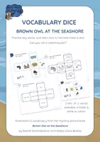 Aperçu - Apprentissages en autonomie - Brown Owl At the Seashore - VOCABULARY DICE - Page de couverture