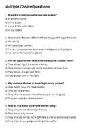 Vorschau - Arbeitsblätter - Reading Comprehension_Superheroes - Seite 2