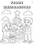 Vorschau - Mal- und Bastelvorlagen - Ausmalbilder: Weihnachten - Seite 3