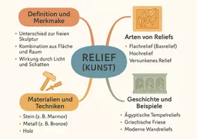 Vorschau - Arbeitsblätter - Lernposter + Arbeitsblätter zum Thema "Relief" + Lösung & MP3 + Mindmap + Infografik - Seite 3