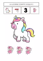 Aperçu - Inclusion - Je compte avec Mme LICORNE - Page 3