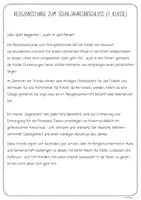 Vorschau - Stundenentwürfe - Religionsstunde zum Schuljahresabschluss (1. Klasse) - Seite 1