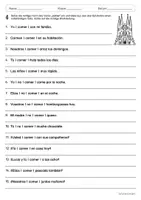 Vorschau - Arbeitsblätter - El verbo - Comer - Seite 2