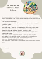 Vista previa - Hojas de trabajo - Simón y la cebra Zulema. Cuento fonemas /S/ y /z/ - Portada