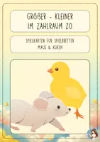 Vorschau - Spiele - Spielkarten: Größer & Kleiner im Zahlraum 20 - Deckblatt