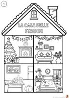 anteprima - Clipart / Immagini originali - La casa delle stagioni - storia classe prima - Pagina 2