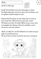 Vorschau - Arbeitsblätter - Leseband Lesetexte für Klasse 2 Giraffe Tilli - Seite 2