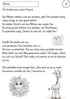 Vorschau - Arbeitsblätter - Leseband Lesetexte für Klasse 2 Giraffe Tilli - Seite 3