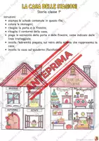 anteprima - Clipart / Immagini originali - La casa delle stagioni - storia classe prima - Pagina di copertina