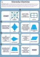 Vorschau - Arbeitsblätter - Vierecke-Domino - Deckblatt