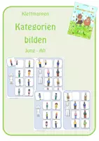 Vorschau - Fördermaterial/Inklusion - Klettmappen: Bild/Anlaut/Wort (1&2) - Seite 1