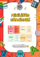 Vista previa - Juegos / Gamificación - MINILIBRO ORACIONES: SUJETO Y PREDICADO - Portada