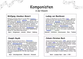 Vorschau - Arbeitsblätter - Musikepochen KLASSIK Musik Arbeitsblätter - Seite 3