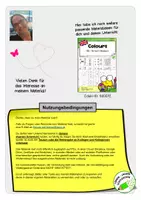 Vorschau - Arbeitsblätter - Colours – Leseübungen und Hörverständnis im Englischunterricht - Seite 1