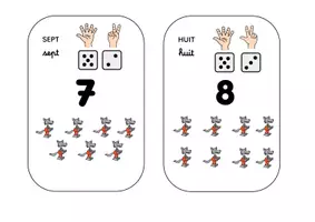 Aperçu - Apprentissages en autonomie - CARTES CHIFFRES 1 À 10 "LE LOUP" - Page 3