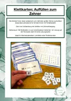 Vorschau - Spiele - Klettkarten ZR100 Addition Auffüllen zum Zehner - Deckblatt