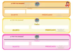 Vista previa - Juegos / Gamificación - RUEDAS DE LAS ORACIONES (Juegos refuerzo SUJETO-PREDICADO) - página 2