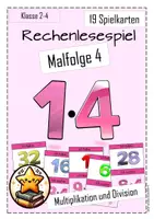 Vorschau - Spiele - 15 Lesespiele zum Einmaleins BUNDLE -Ich habe - Wer hat?- - Seite 2