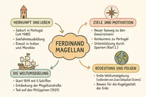 Vorschau - Arbeitsblätter - Lernposter + Arbeitsblatt "Ferdinand Magellan" + Onlineübung & MP3 + Mindmap + Infografik - Seite 3