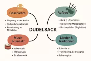 Vorschau - Arbeitsblätter - Lernposter + Arbeitsblätter zum Thema "Dudelsack" + Lösung & MP3 + Mindmap + Infografik - Seite 3