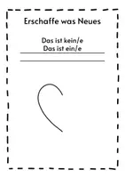 Vorschau - Arbeitsblätter - Erschaffe was Neues - Seite 1