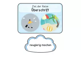 Vorschau - Präsentationen/Tafelbilder - Flugplan - Reizwortgeschichte (inkl. Merkplakat) - Seite 1