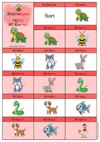 Vorschau - Spiele - Bildlesespiel Tiere Klasse 1 -Ich habe-Wer hat?- - Seite 1