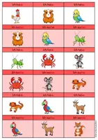 Vorschau - Spiele - Bildlesespiel Tiere Klasse 1 -Ich habe-Wer hat?- - Seite 2