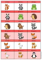 Vorschau - Spiele - Bildlesespiel Tiere Klasse 1 -Ich habe-Wer hat?- - Seite 3