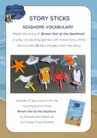 Vista previa - Manualidades / Dibujos para colorear - Brown Owl at the Seashore - STORY STICKS - Portada
