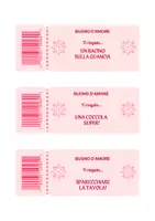 anteprima - Materiale per pittura e bricolage - Festa della mamma- I miei buoni d'amore - Pagina 1