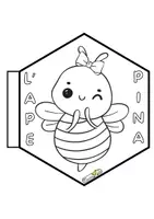 anteprima - Altro tipo di materiale - L' APE PINA libretto attività e filastrocca - Pagina 1