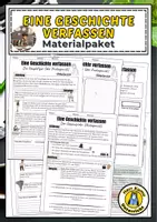 Vorschau - Arbeitsblätter - Eine Geschichte schreiben - Materialpaket - Deckblatt