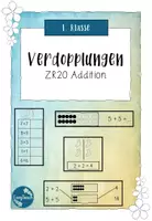 Vorschau - Arbeitsblätter - Verdopplungen - Übungsblätter - ZR20 - Deckblatt