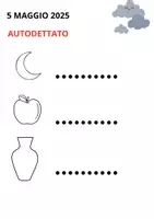 anteprima - Materiale di supporto/inclusione - 5 MAGGIO 2025 (lezione BES 4 h ) CLASSE 1 ELEMENTARE ITA - Pagina 2