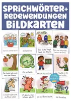 Vorschau - Fördermaterial/Inklusion - Bildkarten Sprichwörter und Redewendungen Deutsch als Zweitsprache - Deckblatt