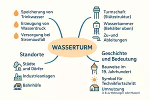Vorschau - Arbeitsblätter - Arbeitsblatt "Wasserturm" + Onlineübung & MP3 + Mindmap + Infografik - Seite 2