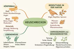 Vorschau - Arbeitsblätter - Arbeitsblatt "Heuschrecken" + Onlineübung & MP3 + Mindmap + Infografik - Seite 3