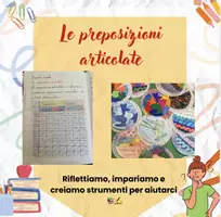 anteprima - Materiale di supporto/inclusione - La ruota delle preposizioni articolate - Pagina di copertina