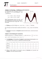 Vorschau - Stundenentwürfe - Symmetrie - Unterrichtsreihe Analysis Klasse 10 - Einheit 3 - Deckblatt