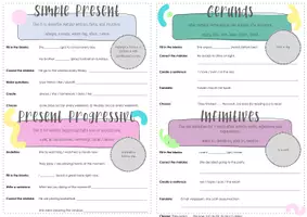 Vorschau - Arbeitsblätter - Grammar Booklet mit allen wichtigen Grammatikthemen - Seite 2